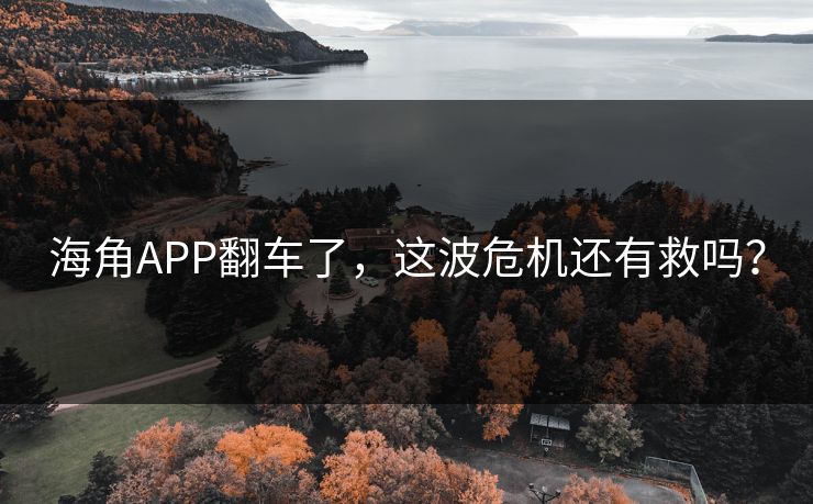 海角APP翻车了，这波危机还有救吗？